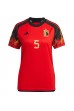 België Jan Vertonghen #5 Voetbaltruitje Thuis tenue Dames WK 2022 Korte Mouw
